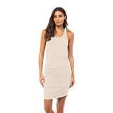 Shirred Knit Bodycon Dress