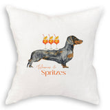 Dachshund with Aperol Spritz: Dishtowel