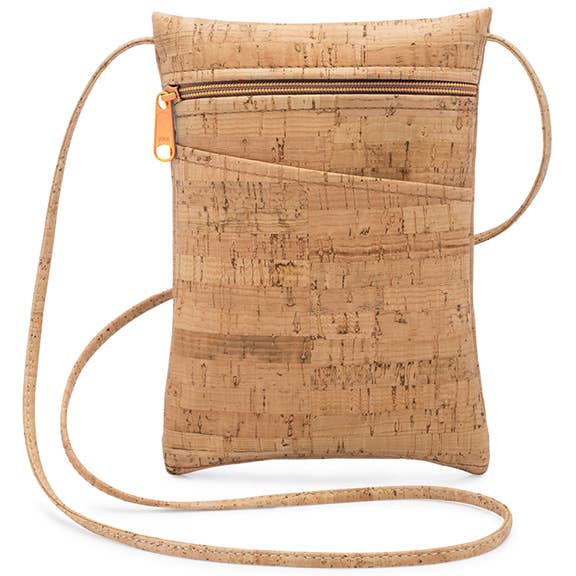 Cork Mini Crossbody Bag | Rustic Cork: Natural