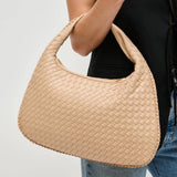 Adela Woven Hobo - Gold