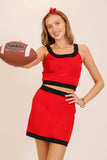 Gabby Game Day Contrast Top