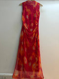Printed Bodycon Mesh Italian Dress