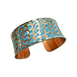 Patina Oceanic Scales Cuff