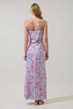 Cerys Floral Tirza Maxi Dress- Lavender Multi