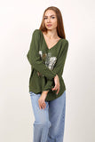 Faith Metallic Italian Sweater