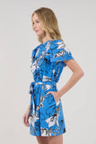 Uriella Kanes Floral Smocked Mini Dress