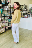 Mystree Metallic Net Pullover Sweater