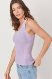 Mystree Washed Sweater Tank Top