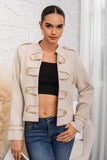 Embellished Military Blazer Jacket
