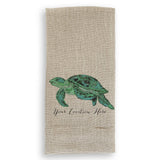 Blue Sea Turtle with Location: Dishtowel - Pensacola Beach