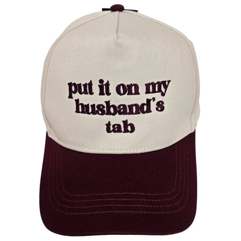 Put it On My Husband’s Tab Cap Two-Tone
