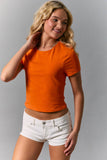 Double Lined Short Sleeve Baby Tee