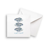 Three Blue Oysters: Dishtowel