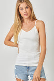 Mystree Ribbed Tank Top