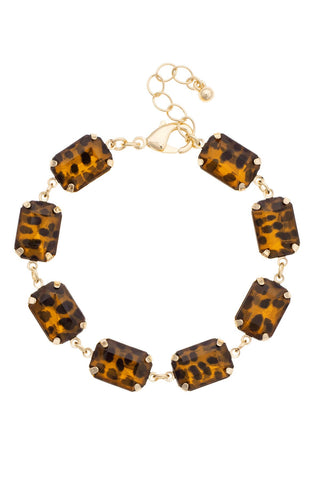 Bianca Linked Bracelet in Tortoise