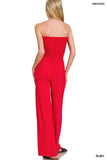 Smocked Tube Top Jumpsuit