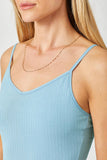 Mystree Ribbed Tank Top