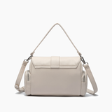 Nomad Utility Buckle Crossbody Bag: White