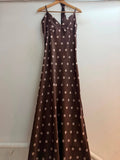 Italian Satin Polka Dot Spaghetti Strap Dress