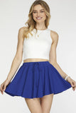 Savannah Game Day Knit Flutter Mini Skirt