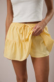 Morgan Mid Rise Tiered Cotton Skort
