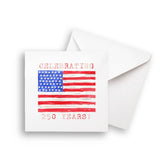 Celebrating 250 USA Birthday Flag Towel