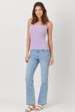 Mystree Washed Sweater Tank Top