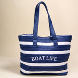 Straw & Sun Tote–Boat Life