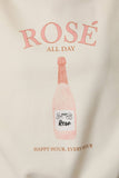 'ROSE' Graphic Fleece Sweatshirt