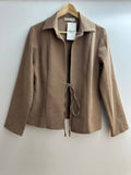 Penne Italian Tie Front Jacket