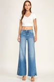 Petra Mid Rise Comfort Wide Leg Jean