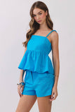 Caitlyn Gameday Peplum Top
