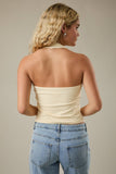 Double Lined Halter Neck Top