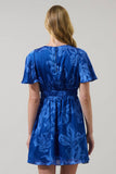 Ciara Floral Emeny Short Sleeve Mini Dress