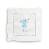 Baby Boy Clothing with “It's a Boy” Dishtowel