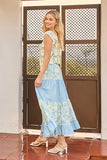 Mystree Mixed Media Long Skirt