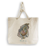 Pink Oyster with Shuck 'em: Dishtowel