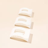 Flat Rectangle Hair Clip | Large | Coconut White
