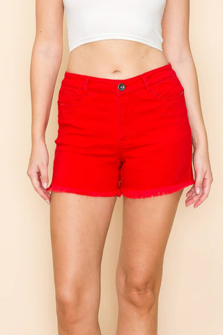The Way Cotton Twill Shorts