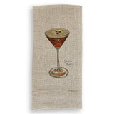 Espresso Martini with Quote: Dishtowel