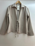 Penne Italian Tie Front Jacket