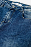 The Q2 Super Skinny Midwash Jeans- Blue