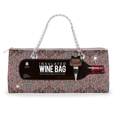 Insulated Wine Bag S/2, Confetti/Purse Stopper
