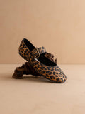 The Soho | Leopard Ballet Fall Flat with Buckle