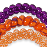 Spiral Hair Coils | Large | Go Tigers! Hair Ties