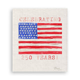 Celebrating 250 USA Birthday Flag Towel