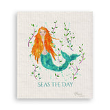Seas the Day Mermaid: Dishtowel