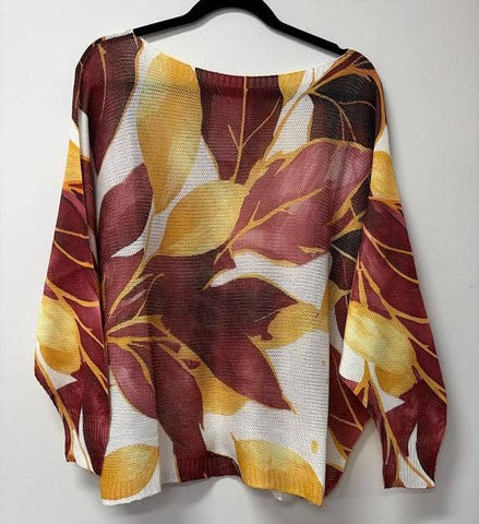 Autumn Leaf Italian Sweater