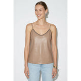The Whipstitch Vegan Leather Cami