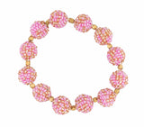 Luxe Globe Bracelet - Hibiscus